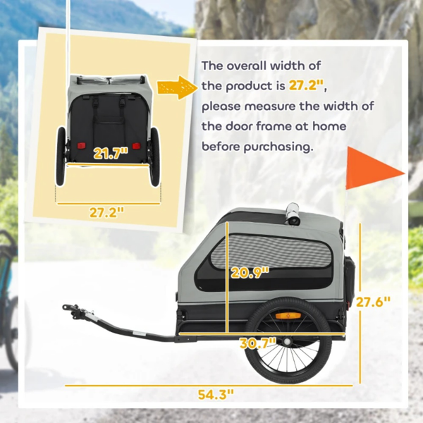 宠物自行车拖车-2