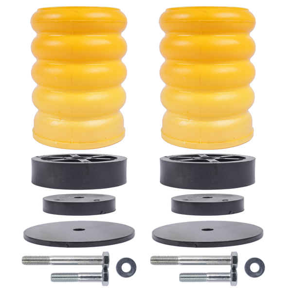 悬架缓冲胶 2PCS Rear Suspension Helper Springs SSR-121-54 Replacement for Ford Transit 150 250 350 350HD 2015-2024-2