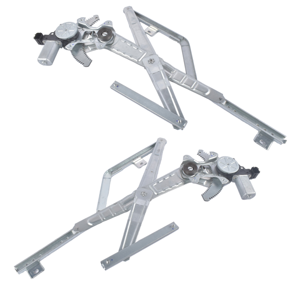 玻璃升降器 Front Left and Right Window Regulator Fit for Izuzu NPR NPR-HD NQR Truck 2005-2016 Silver 2Pcs-5