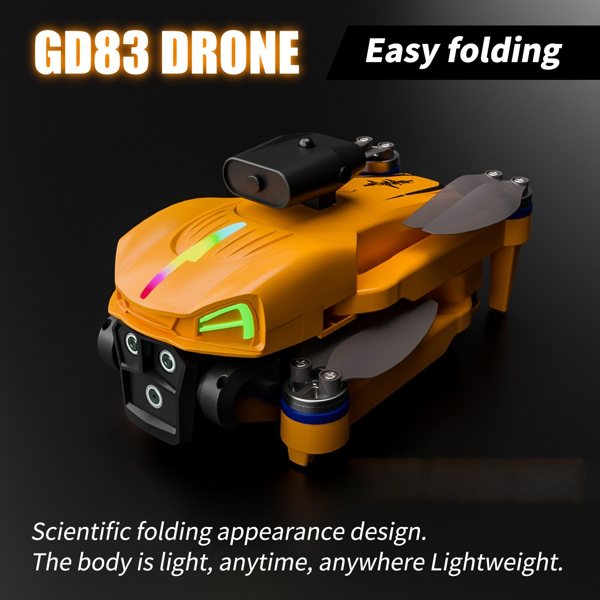 GD83 Drone Is Equipped with Dual Cameras, Powerful Brushless Motor,Light Flow Positioning, , Foldable Aerial Photography Drone-8