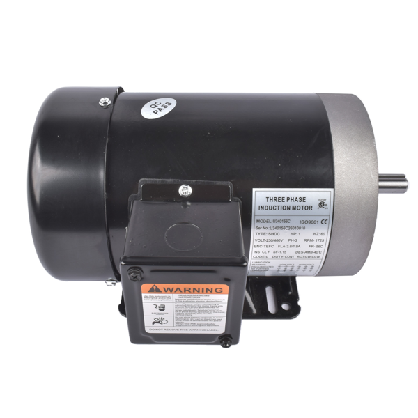 交流电机 AC Motor MA0510E, 1HP, 1725RPM, 3 Phase, 206-230V/460V, 56C/TEFC, With Base F Insulation-3