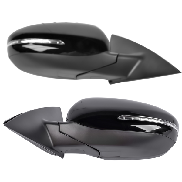 后视镜 Pair Left+Right Power View Mirrors Set Heated Signal Light Fits for Kia Optima Sedan 2.0 2.4L 2014-2015 876204C510 876104C510-7