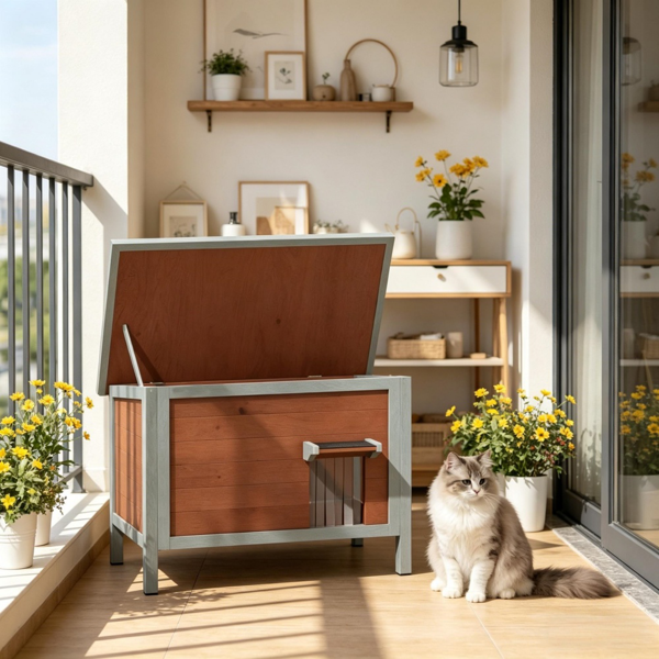 猫舍/木制猫屋-8