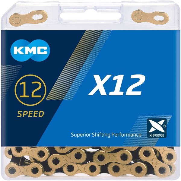 KMC X12 钛金/黑 自行车链条（不可FBA）-1