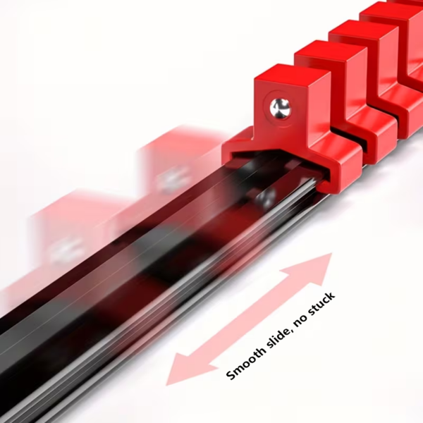 便携式磁性插座管理器 - 带手柄的钢托盘 - 重型铝制插座轨道管理器，工具箱插座架 -1/2英寸插座架-8