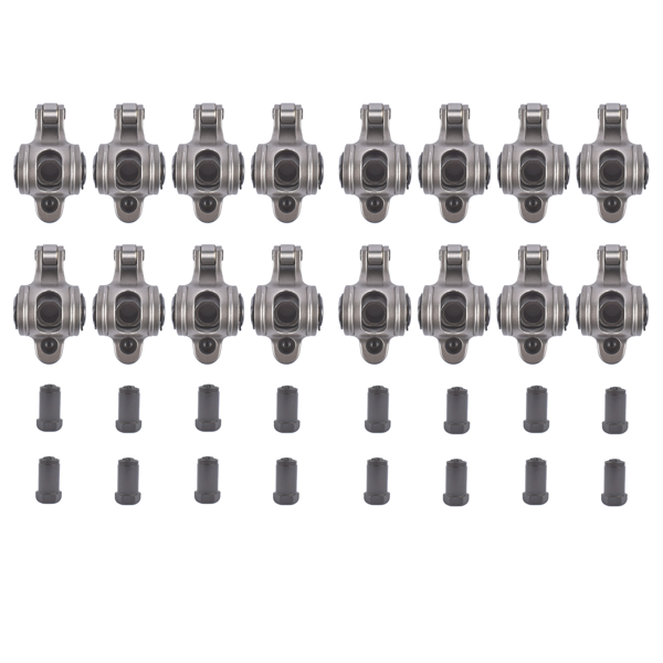 摇臂 16Pcs 17-4PH Stainless Steel Rocker Arms Fit for Pontiac 287-455 V8 4.3L 1.65 Ratio-6