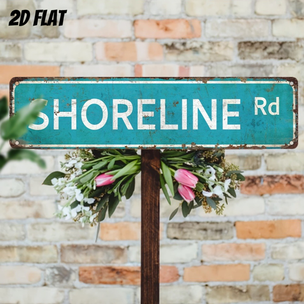 CIFbuy 复古铝制标牌新年情人节礼品家居墙面悬挂 2D 装饰牌匾（TikTok、temu 下自提）-4