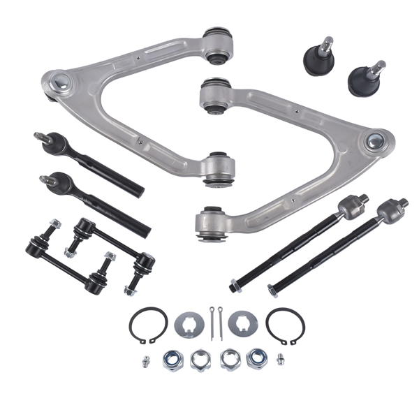 控制臂 10Pcs Front Upper Control Arm w/Ball Joint Sway Bars Kit Fit for Hummer H3 2007-2010-2