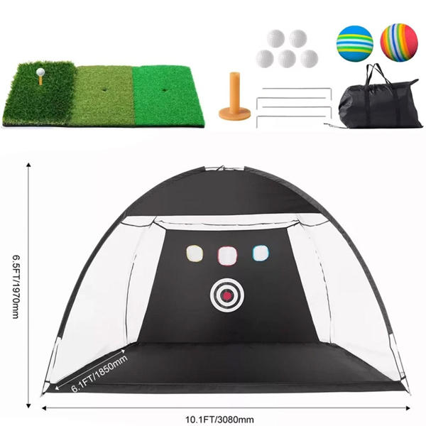 10x7 英尺高尔夫练习网-2