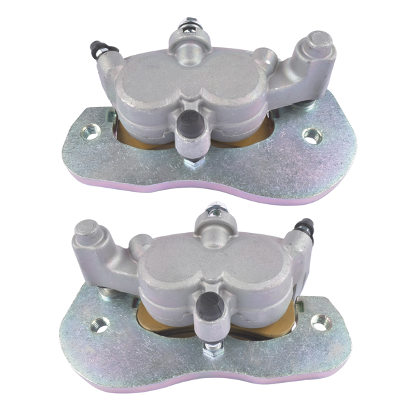 刹车卡钳 2pcs Front Brake Calipers & Sintered Pads Replacement for Can-Am Commander Defender Maverick 705601462+705601463-1