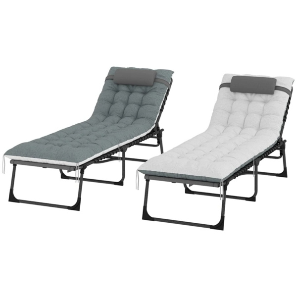 两张折叠式躺椅-2