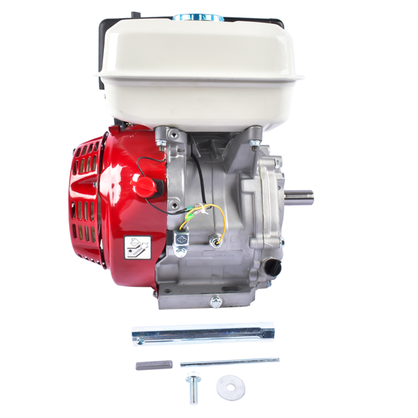 A3 四冲程 420cc 15HP OHV水平轴汽油发动机红色 4 Stroke 15HP 420cc Gas Engine, Horizontal Shaft OHV Gas Motor, Shaft 1" (25mm) Diameter, Go Kart Motor Engine for Log Splitters Compressors Lawn Mowers-5