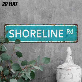 CIFbuy 复古铝制标牌新年情人节礼品家居墙面悬挂 2D 装饰牌匾（TikTok、temu 下自提）