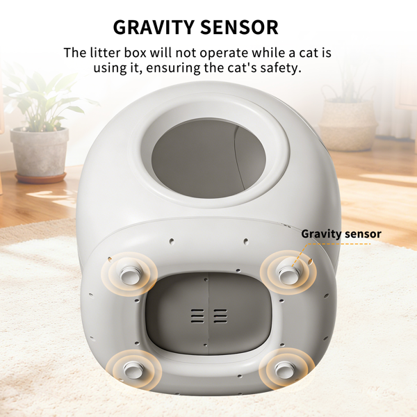 全自动猫砂盆 - 365天无需铲屎，极致洁净，尊享智能养宠生活-8