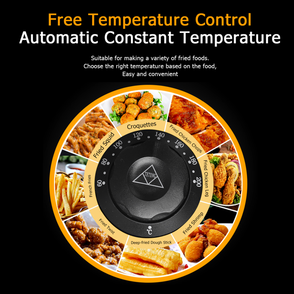 【替换旧编码：96063967】英规 EH81 220.00V 2500.00 11.4QT/10.8L 电炸锅 银色 不锈钢 单缸-8