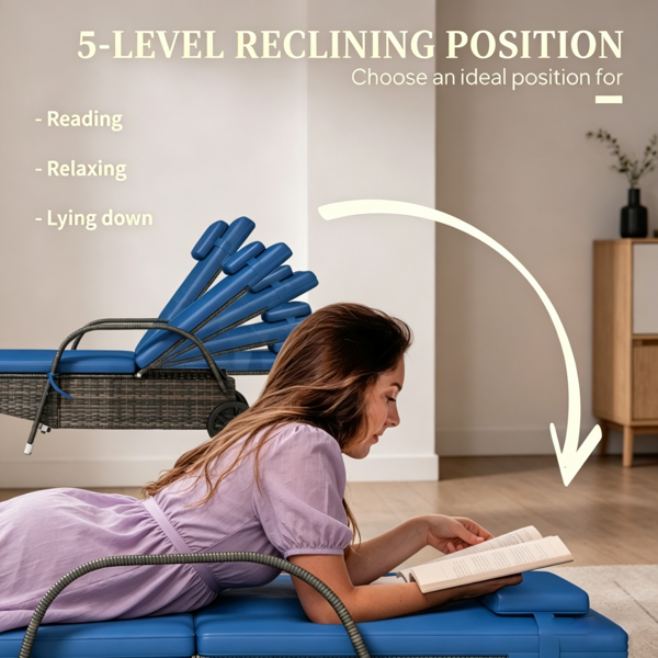 休闲椅带桌子-2