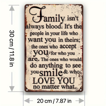 CIFbuy 金属铝制励志语录挂牌乡村风防水防锈墙面装饰卧室酒吧咖啡厅复古挂画（TikTok、temu 下自提）