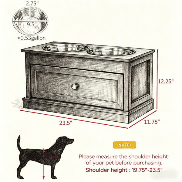 宠物喂食狗碗-4