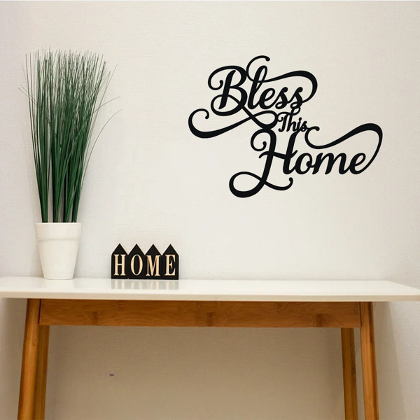 CIFbuy复古防水铁制墙面装饰牌温馨祝福家居励志艺术品（TikTok、temu下自提）-2