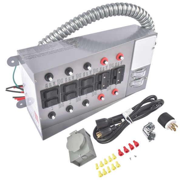 发电机转换开关套件 Generator Conversion Manual Transfer Switch Kit 7500W Pro/Tran 31410CRK 30A-7
