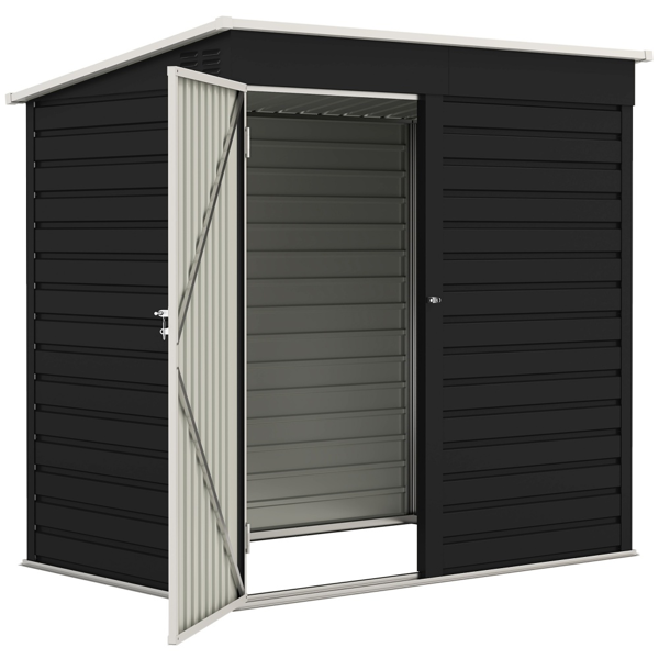 室外花园储物棚工具房-2