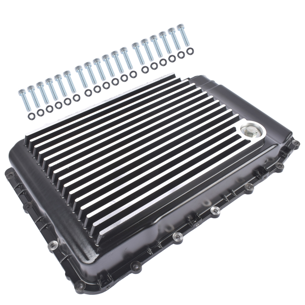 变速箱油底壳 Heavy Duty Cast Aluminum Transmission Oil Pan Replacement for Ford F-150 Mustang Expedition Ranger Explorer Lincoln Navigator 328053210-2