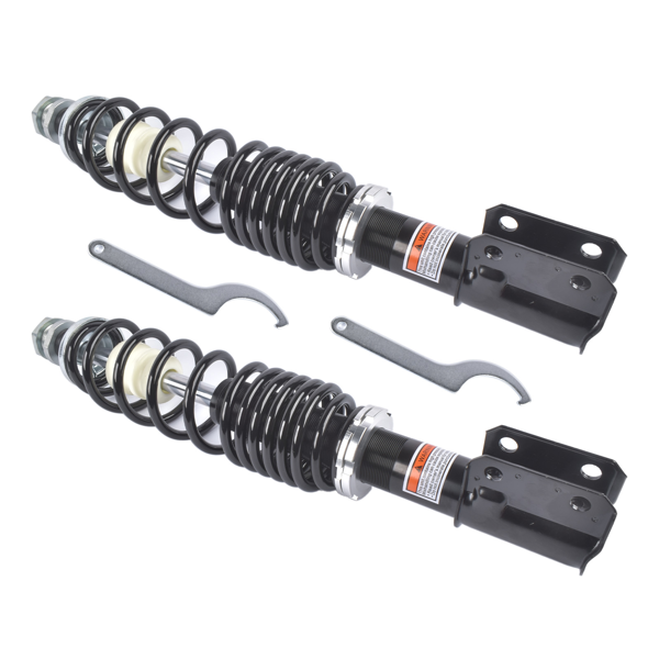 减震器 2Pcs Front Left and Right Shock Absorber with Coil Spring Fit for Can-Am Outlander 500 & Outlander Max 500 2007-2009 Black-2