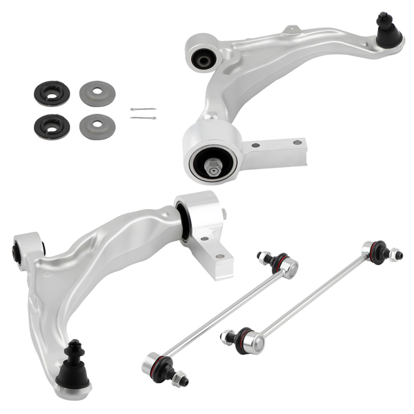 4x Front Suspension Lower Control Arms Sway Bar Kit fit for Acura MDX 2007 - 13 ZDX-1