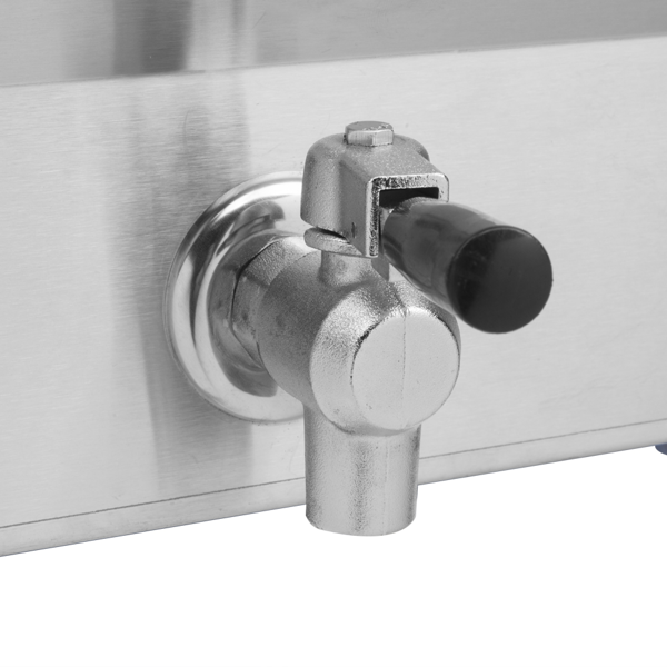 【替换旧编码19396644】美规 EH102V 110V 3400 24.9QT/23.6L 电炸锅 银色 不锈钢 双缸/定时/调温/ETL电源线-25