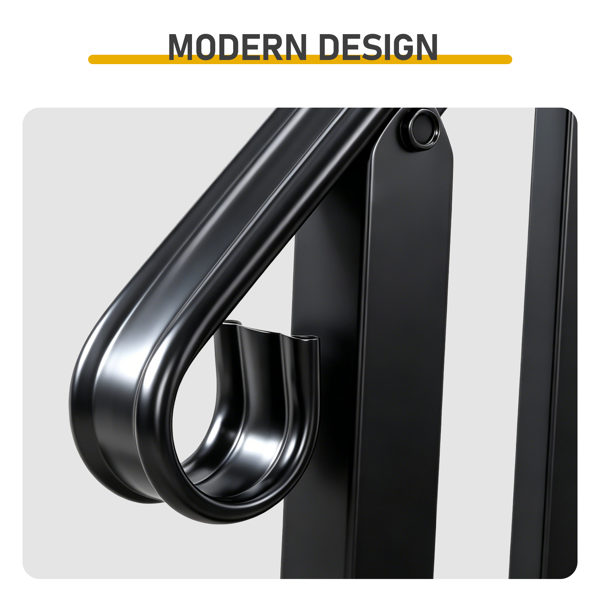 【替换22762521】哑光黑色   4阶 单宝塔加方葫芦装饰 庭院楼梯扶手-22