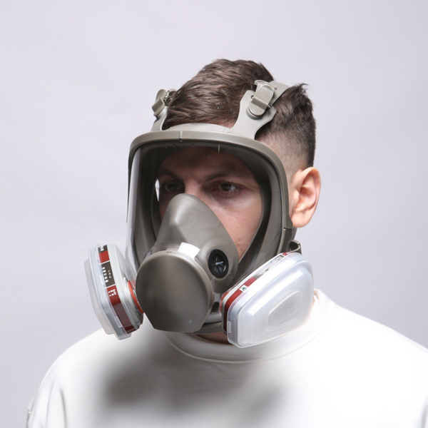 可重复使用的全脸防护口罩，适用于木工、油漆、焊接作业时佩戴的防护面罩(各平台政策不同，链接已附相关资质，如无所需资质请勿上架)-6