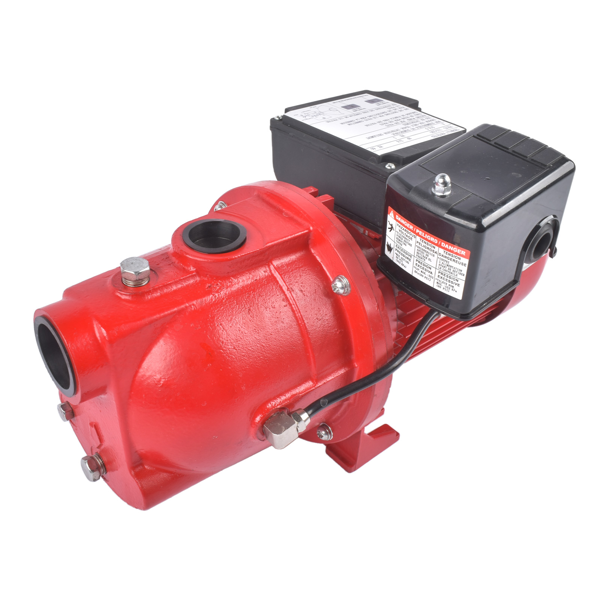 喷射泵 Cast Iron Shallow Well Jet Water Pump 864 GPH, 3/4 HP, 13 GPM, 115/230V Dual Voltage, 1 1/4in FNPT Intake 97080701-4