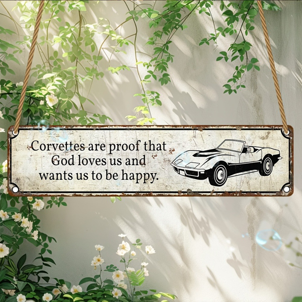 CIFbuy 简约优雅木制长牌公园农舍家居商用多功能壁挂装饰牌（TikTok、temu 下自提）-5