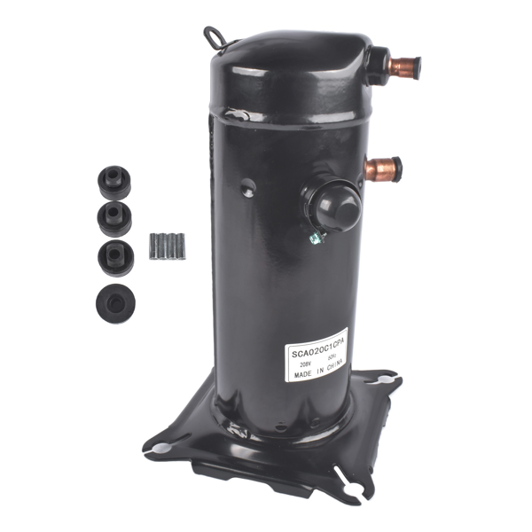 制冷压缩机 Refrigeration Compressor 2.0 TON 208-230V R410A 20,000 BTU 1 PH Replacement for Alliance Trane SCA020C1CPA COM13740-4