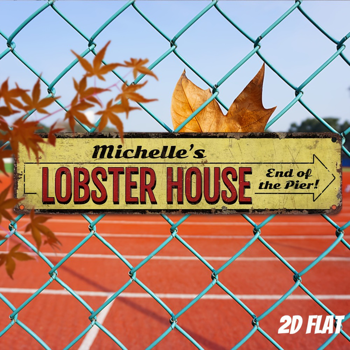 CIFbuy 铝质装饰挂牌新年情人节礼品家居墙面 2D 装饰牌匾（TikTok、temu 自提）