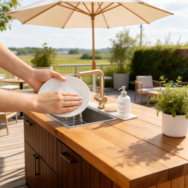 厨房水槽龙头垫 – 硅藻土吸水垫及水槽保护垫，防止潮湿 – 水槽防溅挡板吸水石托盘，适用于浴室台面-6