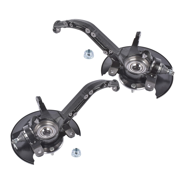 转向节 2* Front Left Right Steering Knuckle 4-Stud Replacement for Honda Accord 2.3L 98-02 45255SS0000-2