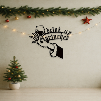 CIFbuy 波西米亚风悬挂酒杯墙饰 复古家居装饰适用于客厅卧室厨房玄关（TikTok、temu下自提）