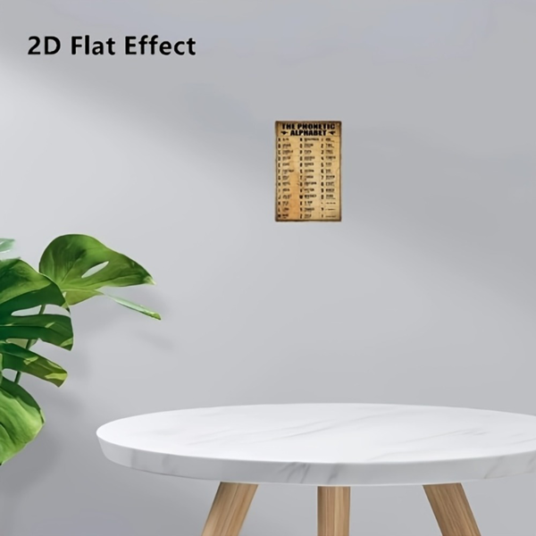 CIFbuy 复古拼音字母木质墙饰航空主题飞机海报家居卧室房间装饰（TikTok、temu 下自提）-2