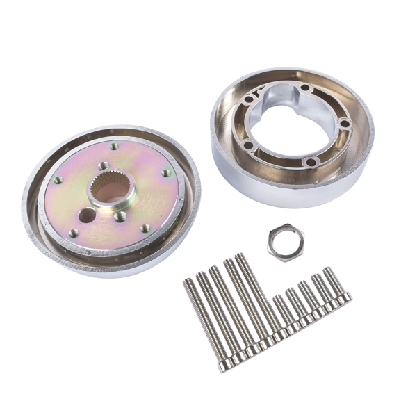 方向盘适配器 T02 Steering Wheel Hub Adapter Replacement for Kenworth, Peterbilt, Volvo 36 Spline Only, Western Star, Mack - 5 Hole-4