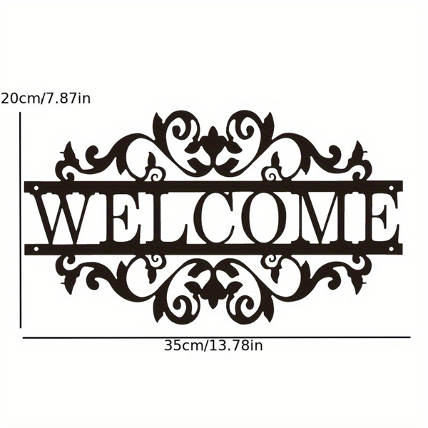 CIFbuy复古农场风门牌乡村金属壁饰户外庭院装饰温馨家居礼物(TikTok、temu下自提)-8