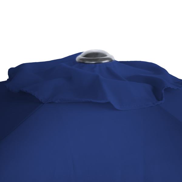 7.5FT 海军蓝 转向头 圆形 太阳伞 涤纶布 6铁伞骨 铁中柱-9