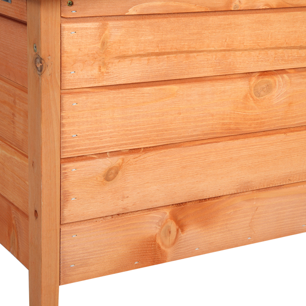 20in  可开屋顶 防水  绿色沥青屋顶 杉木 木鸡兔笼-4