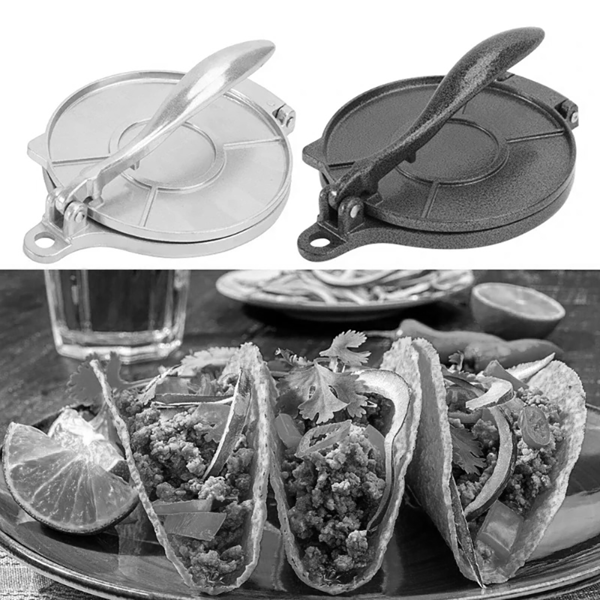 20CM银手动压饼机-5