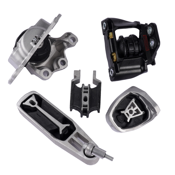 发动机支架 Engine Mount Bracket Kit Rear Left Right Upper Lower Fit for Volvo S60 V60 EM7436-7