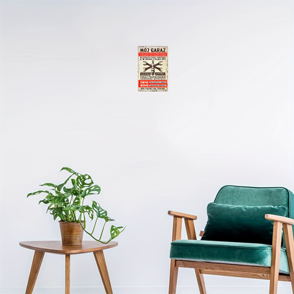 CIFbuy 经典波兰车库金属标牌扳手复古乡村风酒吧咖啡馆墙面装饰（TikTok、temu pick-up service）-2