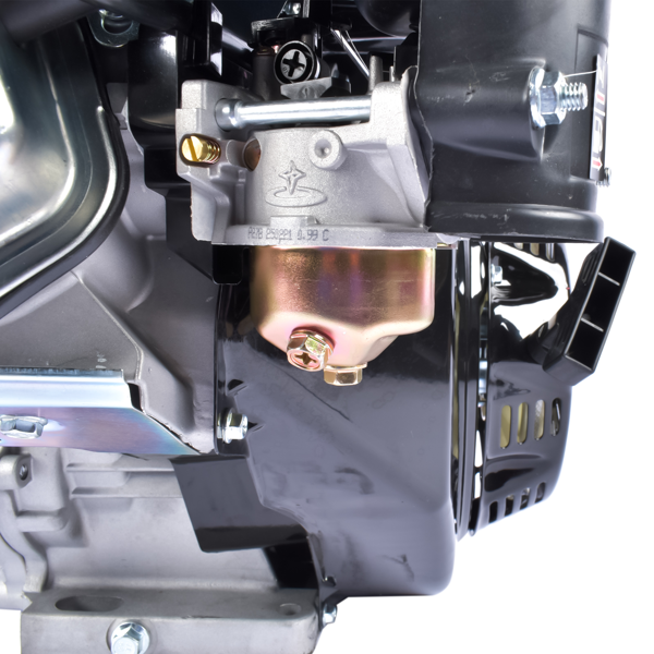 A3 四冲程 420cc 15HP OHV水平轴汽油发动机黑色 4 Stroke 15HP 420cc Gas Engine Black, Horizontal Shaft OHV Gas Motor, Recoil Start Go Kart Motor Engine for Log Splitters Compressors Lawn Mowers-14