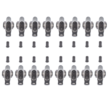 摇臂 16Pcs 17-4PH Stainless Steel Rocker Arms Fit for Pontiac 287-455 V8 4.3L 1.65 Ratio