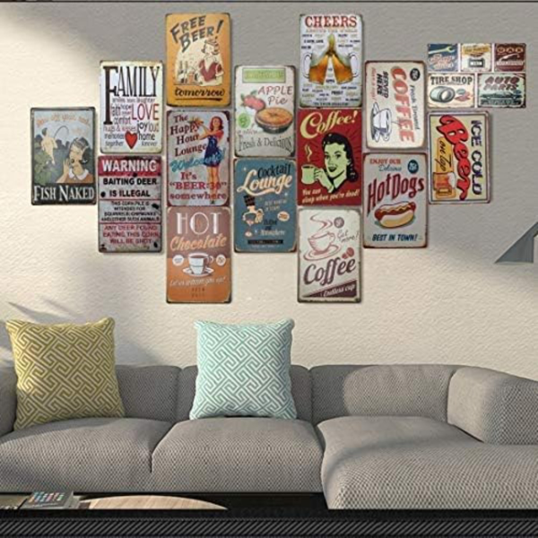 CIFbuy 复古罗威纳趣味金属牌狗狗家居庭院花园厨房酒吧车库墙面装饰（TikTok、temu 下自提）-4