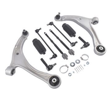 控制臂套装 10PCS Suspension Front Lower Control Arms Sway Bar Link End Tie Rod Replacement for 2011-2017 Honda Odyssey